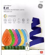 GE 5280890 8CT MULTI COLOR MULTI-FUNCTION G-60 LED PATHWAY LIGHTS - NEW! - $942.02 MXN