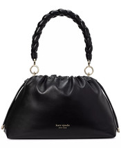 Kate Spade meringue Large Napa leather crossbody bag Satchel ~NWT~ Black - £272.49 GBP