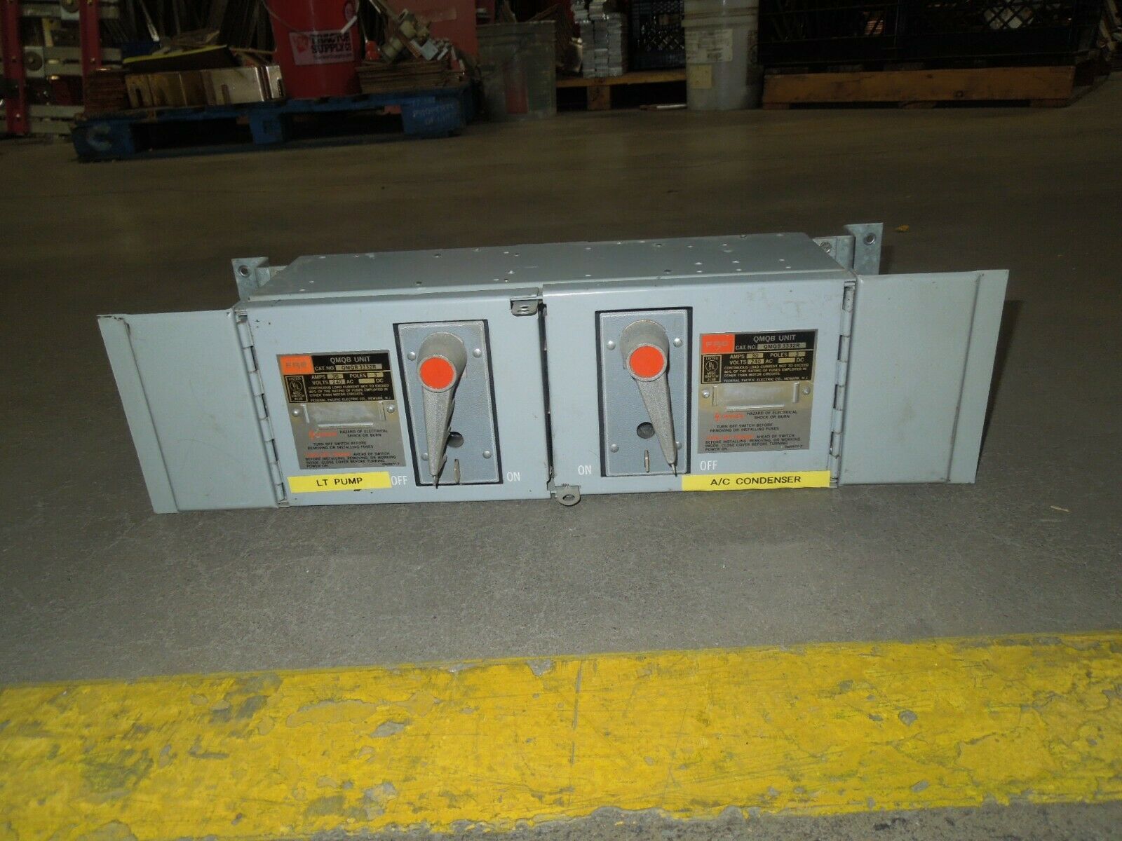 FPE QMQB3332R 30/30A 3p 240V Twin Fusible Switch Unit Used - $400.00