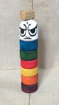 Vintage Handmade Duruma Otoshi Decorative Japanese Wood Stacking Toy AS IS READ - £26.65 GBP