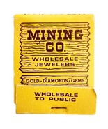 Mining Co Wholesale Jewelers Vintage Matchbook Anaheim Matches Unstruck ... - $19.99