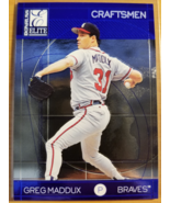 Greg Maddux 1998 Donruss Elite Craftsmen #5 2698/3500 Atlanta Braves Pit... - $3.00