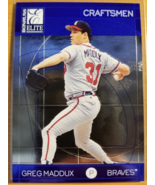 Greg Maddux 1998 Donruss Elite Craftsmen #5 2698/3500 Atlanta Braves Pit... - £2.35 GBP