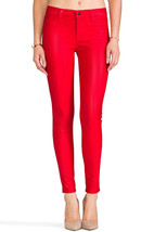 J BRAND Womens Jeans Adra Skinny Fit Casual Cosy Fit Red 24W 815I596 - £77.77 GBP