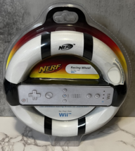 Nerf Wii Steering Racing Wheel NEW Mario Kart Factory Sealed BLACK - £7.67 GBP