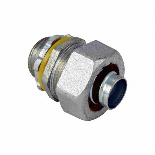 MLT-38 Liquidtight Connector, Malleable Iron, Straight, 3/8 - $2.12
