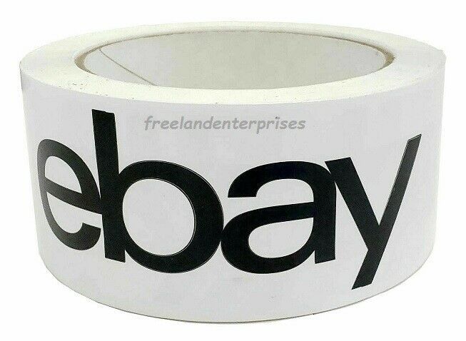 Office Branded Package Shipping Tape EBAY BLACK Print~1 Count~ Size: 2&quot; ... - $5.93
