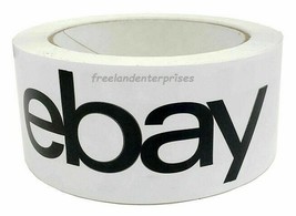 Office Branded Package Shipping Tape EBAY BLACK Print~1 Count~ Size: 2&quot; X 75 yd - £4.65 GBP