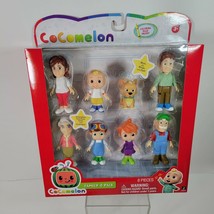 Cocomelon Family 8 Pack Figure Play Set JJ Bingo Mom Dad TomTom YoYo Grandpa - £16.43 GBP