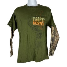 Buck Wear Hardcore Trophy Hunter Long Sleeve T-Shirt Size L - £14.13 GBP