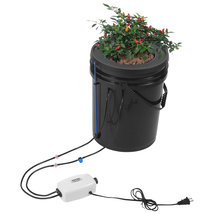 VEVOR DWC Hydroponics Grow System, 5-Gallon Deep Water Culture with Air ... - $48.99