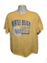 Myrtle Beach South Carolina Collection Adult Yellow XL TShirt - £15.92 GBP