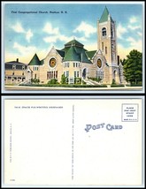 NEW HAMPSHIRE Postcard - Nashua, First Congregational Church J13 - £2.32 GBP