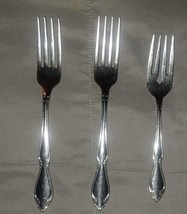 Oneida LTD Stainless Steel Berkeley Square 3 Forks (2 Dinner, 1 Salad) - $18.00