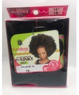 EVE HAIR 100% REMY HUMAN HAIR AFRO KINKY BULK 16&quot; OFF  BLACK MALEY BRAID... - $560.98 MXN