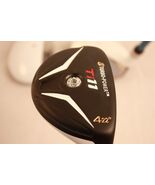 NEW mens WHITE Hybird Golf Clubs custom made #4 CLUB 22° graphite stf - $87.61