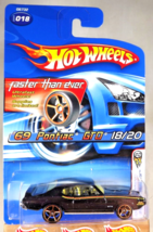 2005 Hot Wheels Faster Than Ever #18 1st Editions Realistix 69 PONTIAC GTO Black - £10.94 GBP