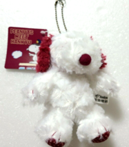Snoopy Plush Doll Keychain Hanging Hankyu Limited PEANUTS MEET HANKYU 2016 - $51.40