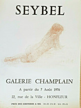 Seybel – Original Exposición Póster – Galería Champlain-Cartel-1976 - $150.75