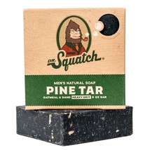 Dr. Squatch All Natural Bar Soap for Men with Heavy Grit, Pine Tar - £7.82 GBP