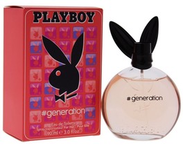 PLAYBOY GENERATION * Coty 3.0 oz / 90 ml Eau de Toilette Women Perfume S... - $21.49