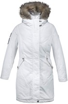 Dolomite Womens Parka Dol 60 Dhaulagiri 60% Cotton White Size Xl 278519-1316007 - £228.87 GBP