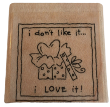 Stampin Up Rubber Stamp I Dont Like It Love It Gift Thank You Card Making Words - £2.35 GBP