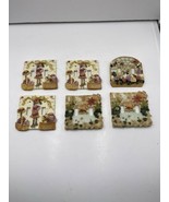 Lot Of 6 Resin Double Toggle Switchplate Pond Flowers Butterflies Bees Hats - $39.59