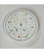 Trivet Melamine Design Imports With Floral Design Made in Italy Round 8&quot; - $300.17 MXN