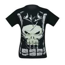 Punisher Suit-Up Men&#39;s Costume T-Shirt Black - £25.56 GBP+