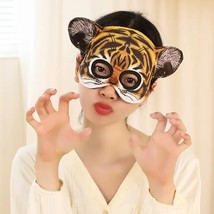 Alloween christmas funny mask dolls simulation plush tiger eagle leopard cat animal eye thumb200