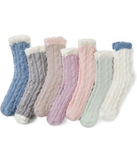 Fuzzy Warm Slipper Socks Women Super Soft Microfiber Cozy Sleeping Socks... - $267.06 MXN