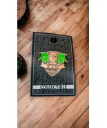 Hard Rock Cafe Core 3D Native American Drum Pin Green Winged Skull Jewel... - $38.30 CAD