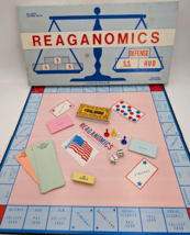 Vtg 1981 Reaganomics Board Game Stockman Budget Balance Ronald Reagan Political - £31.49 GBP
