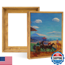 YIVIVEN 2-Pack 16x20 Canvas Floater Frame for Paintings, Nut Brown - $73.25