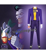 Batman The Animation Joker Cosplay Costume Outfit Mens Costume Halloween... - £75.12 GBP