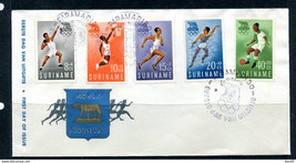Suriname 1960 FDC Cover  Summer Olympic Games Rome 13025 - £3.95 GBP
