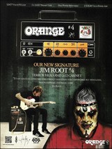 Slipknot Stone Sour Jim Root #4 Signature Orange Guitar Amp advertisement print - £3.32 GBP