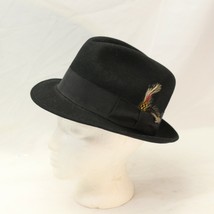 Bailey of Hollywood Executive Fedora Hat Size 7  Black - $976.92 MXN