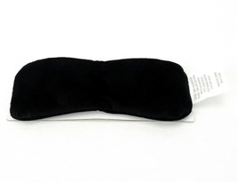 Weighted Sleep Mask, Black, Soft Polyester Shell, Glass Bead Filler, #M0260 - $14.65