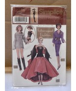 Simplicity Doll Sewing Pattern Extravagant Eighties 7037 Fashion 11 1/2”... - $15.76 CAD