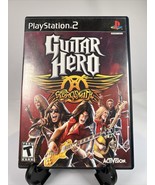 Guitar Hero Aerosmith (Sony PlayStation 2, 2008) PS2 Complete With Manual - £6.80 GBP