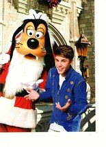 Justin Bieber teen magazine pinup clipping Japan Disney World Christmas ... - £2.73 GBP