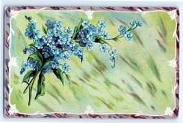1908 Embossed Postcard Flowers - £3.90 GBP