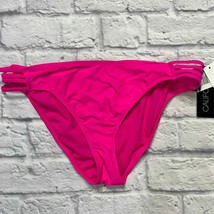 California Waves Juniors Hipster Bikini Bottom Neon Pink Size XL Strappy... - $14.80