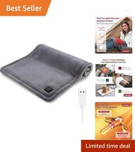 12"x16" USB Heating Pad for On-the-Go Comfort - Ideal for Cramps &amp; Sore ... - $49.45