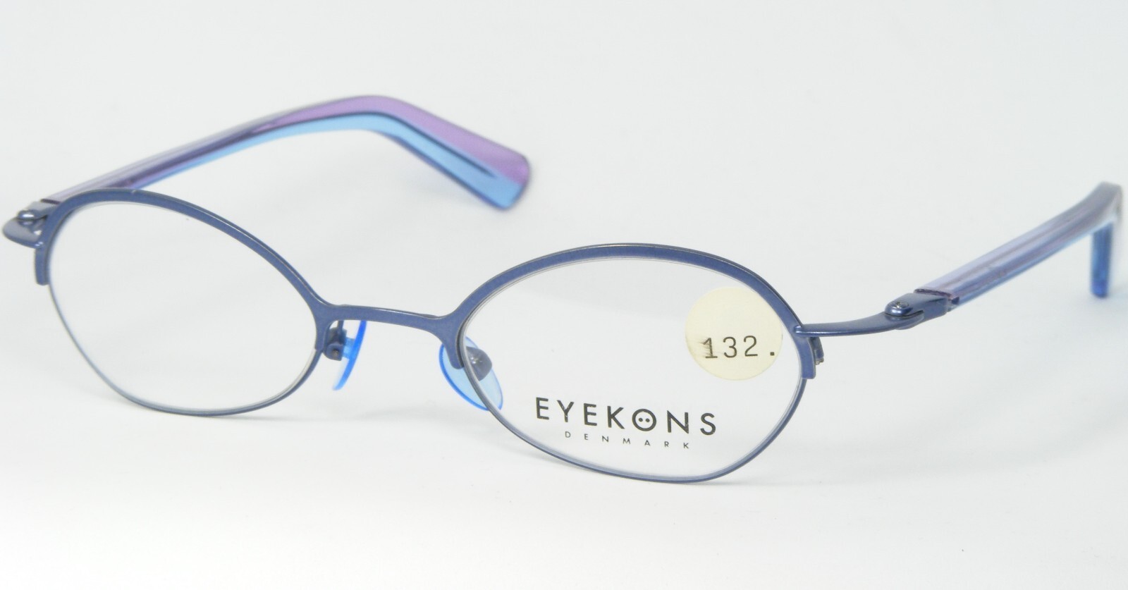 Colección Eyekons De Dinamarca K52A P AZUL /LILA GAFAS 44-20-135 Japón - $56.82