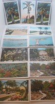 Vintage Florida Linen Postcards Lot of 13 Clearwater Tampa St. Petersburg - £19.57 GBP