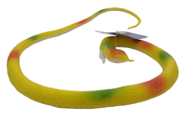 Colorful Snake Toy Figure Rubber Serpent Reptile Creature Bright Animal Prank 3+ - £9.38 GBP