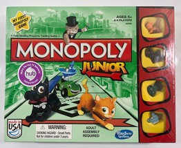 Monopoly Junior Board Game 2013 Sealed Box Introduction To The Monopoly Game - $3.99
